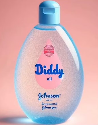 P. Diddy Baby Oil Bottle